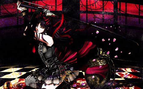 Gothic Anime Gothic Girls Anime HD Wallpaper Pxfuel