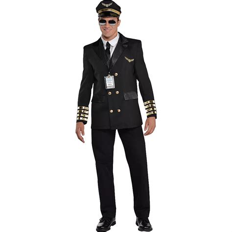 Adult Captain Wingman Pilot Costume Party City