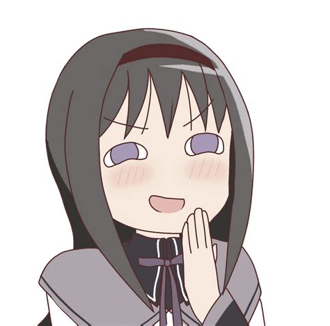 Smug Homura By Poppage On Deviantart