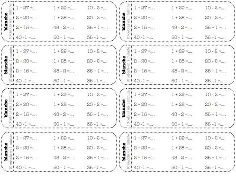 Ceintures De Calculs Ce1 Ce2 Calcul Ce1 Calcul Mental Ce1 Calcul Ce2