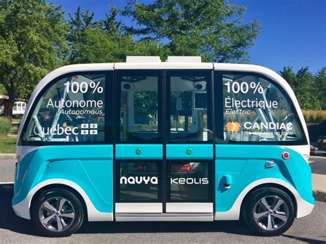 Autonomous Shuttle To Be Tested In Mixed Traffic Near Montréal Metro