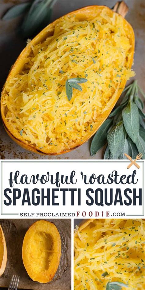 Roasted Spaghetti Squash Is So Easy To Make Roasting The Squash Gives