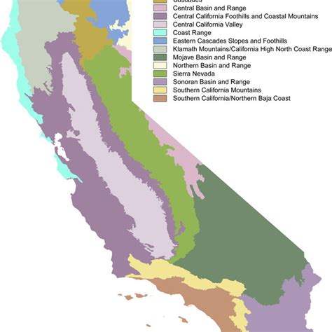 Percent Of Riparian Vegetation Burned Annually In California Ecoregions