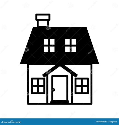 Home Building Icon Stock Vector Illustration Of Design 80030019