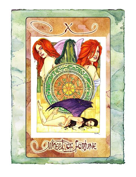Maybe you would like to learn more about one of these? Tarot: Wheel of Fortune II by Jerantino on DeviantArt