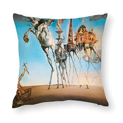 Buy Yyone Decorative Throw Pillow Covers Salvador Dalí The Temptation