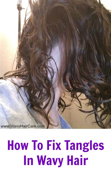 What Causes Tangled Wavy Hair How To Detangle Knotted Hair Best Tools