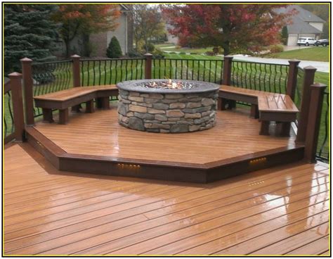 Best fire pit for wooden deck. Best fire pit for deck | Deck design and Ideas