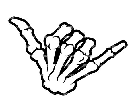 Skeleton Shaka Hand Svg Skeleton Hand Shaka Sign Svg Dxf Etsy Hot Sex
