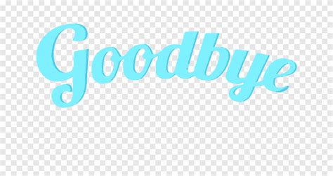 Free Download Goodbye Text Logo Brand Blue Font Goodbye Text
