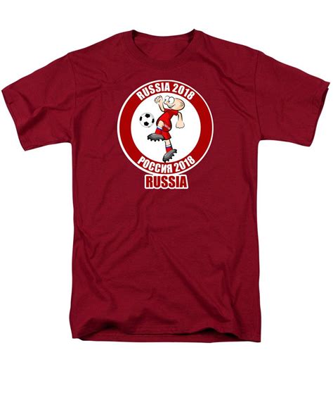 russian player in the soccer world cup russia 2018 t shirt by daniel ghioldi soccer world