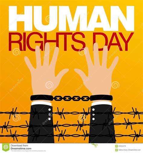 International human rights day conceptual image with multicolor text. Human Rights Day Vector Template Stock Vector - Image ...