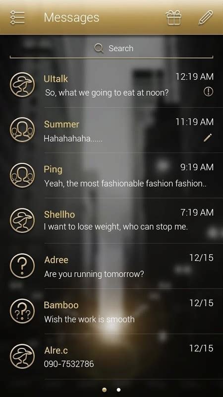Free Go Sms City Dawn Theme Free Android Theme Download Appraw