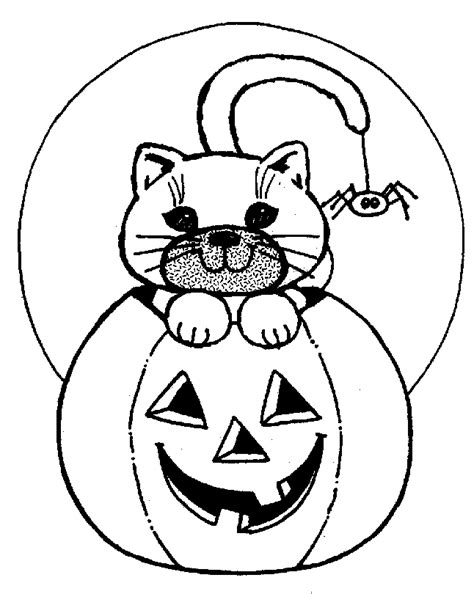 680 x 880 file type: Halloween cat 2 coloring page