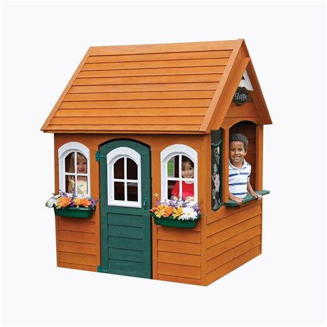 The backyard discovery columbus all cedar wood playhouse is the perfect addition to your this playhouse takes a little extra time to put together (most customers estimate about five hours), but it's. Cedar Summit Bancroft Playhouse-P280080X - The Home Depot
