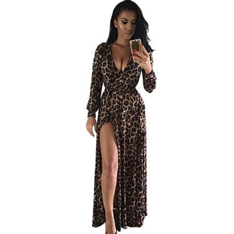 Sexy Leopard Dress Dresses