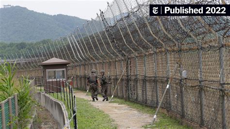 South Korea Says Unknown Person Crossed Dmz Into North The New York Times