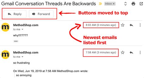 Fixed Gmail Conversation View Order How To See New Emails On Top