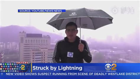 Caught On Video Weatherman Struck By Lightning During Live Report