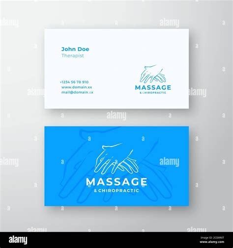 Chiropractic Travel Card Template