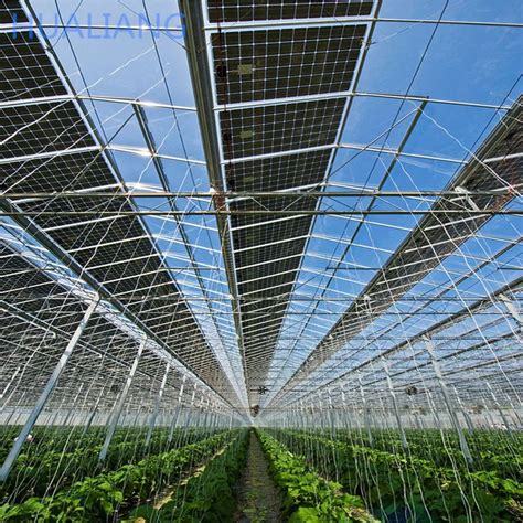 Glass Solar Panel Greenhouse With Hydroponic System Buy Solar