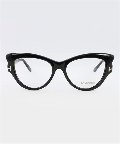tom ford shiny black cat eye eyeglasses optical glasses eye glasses black cat eyes wearing