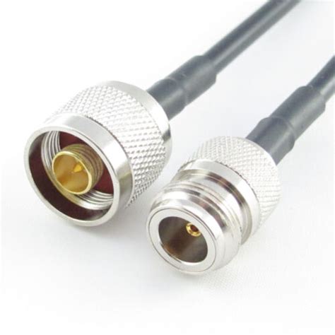 N Male To N Female Type Plug Jack Rg58 Rg 58 Coaxial Coax Cable 50ohm 50 Ohm Lot Ebay