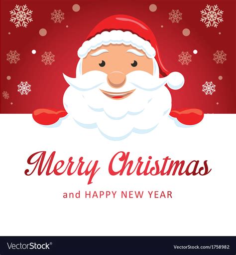 Merry Christmas Santa Claus Royalty Free Vector Image