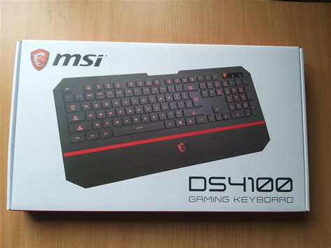 Msi Ds4100 Gaming Keyboard Overview Features