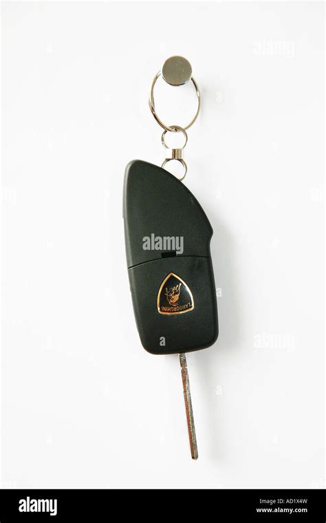 Lamborghini Car Keys On A Hook Stock Photo Alamy