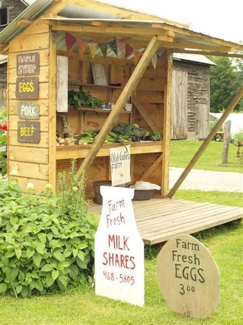 24 Ideas For Building Farm Stands Farm Stand Farm Gardens Small Farm