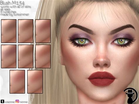 The Sims Resource Blush M134 By Turksimmer • Sims 4 Downloads