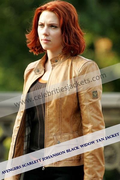 Scarlett Johansson The Avengers Black Widow Tan Leather Ja Flickr