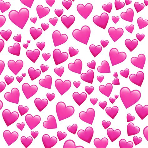 Pink Heart Emoji Wallpaper Sparkling Pink Heart Emoji Png