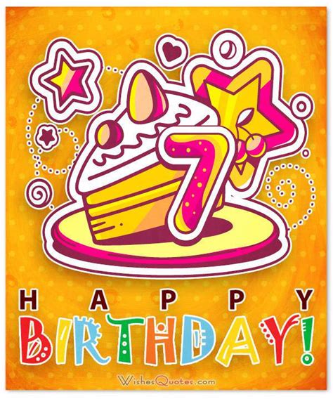 Oct 15, 2015 · if you were a dog…you'd be 7 times older than you are now! Happy 7th Birthday Wishes for 7-Year-Old Boy or Girl