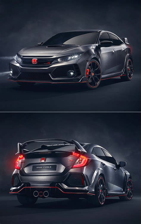 2018 Honda Civic Type R Prototype Boasts Turbocharged 20l Engine