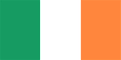 O verde representa uma tradição gaélica, enquanto o laranja representa os adeptos de guilherme de orange.o branco no centro significa uma trégua. File:Flag of Ireland.svg - Wikimedia Commons