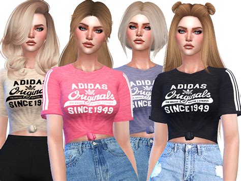 The Sims Resource Adidas Originals T Shirts