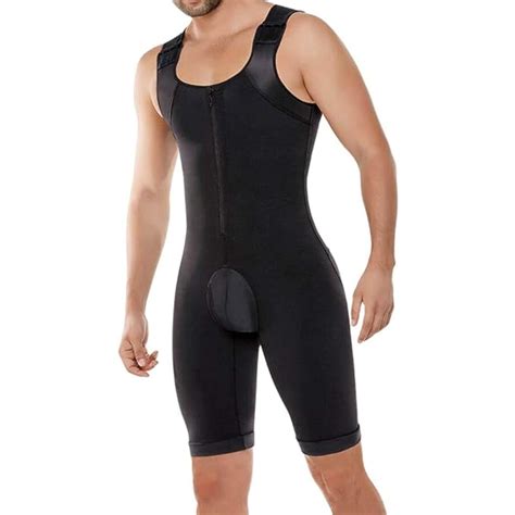 Mens Full Body Compression Suit Gold Garment