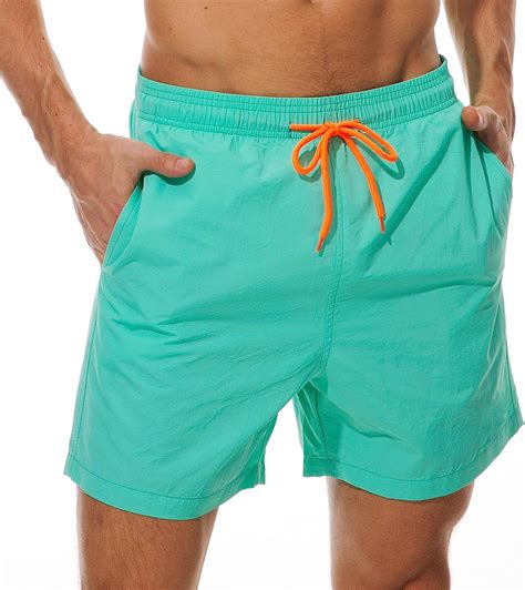 Silkworld Mens Swim Trunks Quick Dry Beach Shorts With Pockets