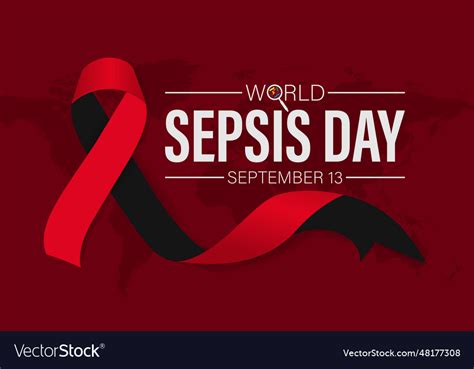 Sepsis Awareness Month Royalty Free Vector Image