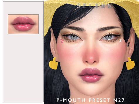 P Mouth Preset N27 Patreon The Sims 4 Catalog