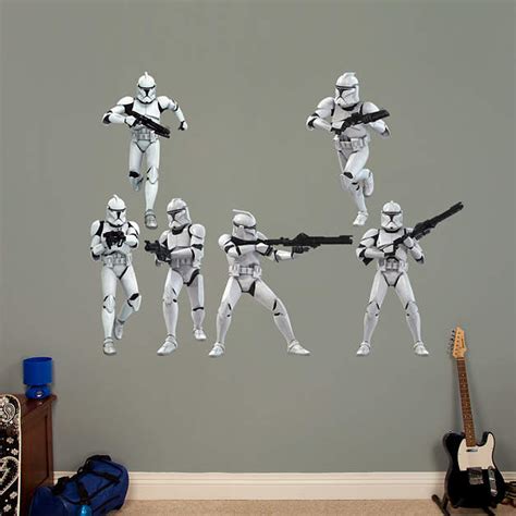 Clone Troopers Collection Wall Decal Shop Fathead® For Star Wars Movies Decor