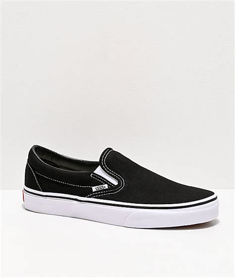 From the board room to your friend's wedding, you'll find these shoes can take. Vans Classic Slip On Black & White Shoes | Zumiez