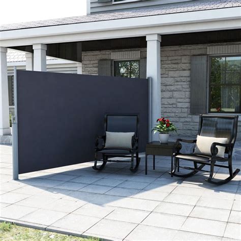 Gray Side Awning For Patio Outdoor And Patio Songmics