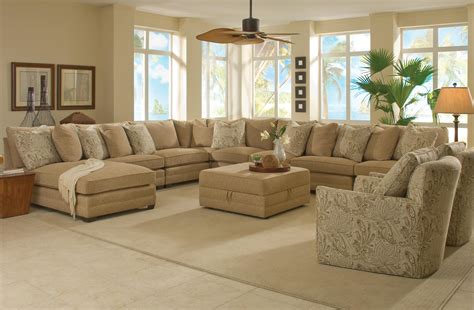 Sam Moore Margo Eight Piece Sectional Sofa With Laf Chaise Baers