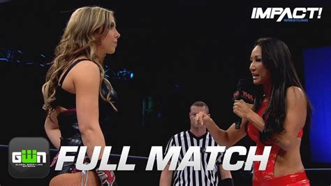 allie s first ever ppv match vs gail kim knockouts knockdown 2015 gwn full matches youtube