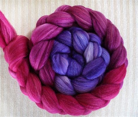 Hand Dyed Merinosw Merinotussah Silk 4 Oz Mauve Etsy Hand Dyeing