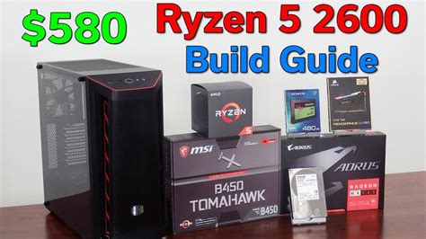 The ryzen™ 5 2600 is a 6 core, 12 thread cpu featuring high multiprocessing performance for gamers and creators using incredible amd technology. Ryzen 5 2600 — $580 PC Build Guide — 1080p Gaming Deal ...