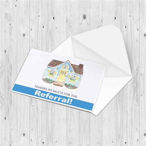 Thank You Referral Real Estate Thank Referrals Appreciate Etsy